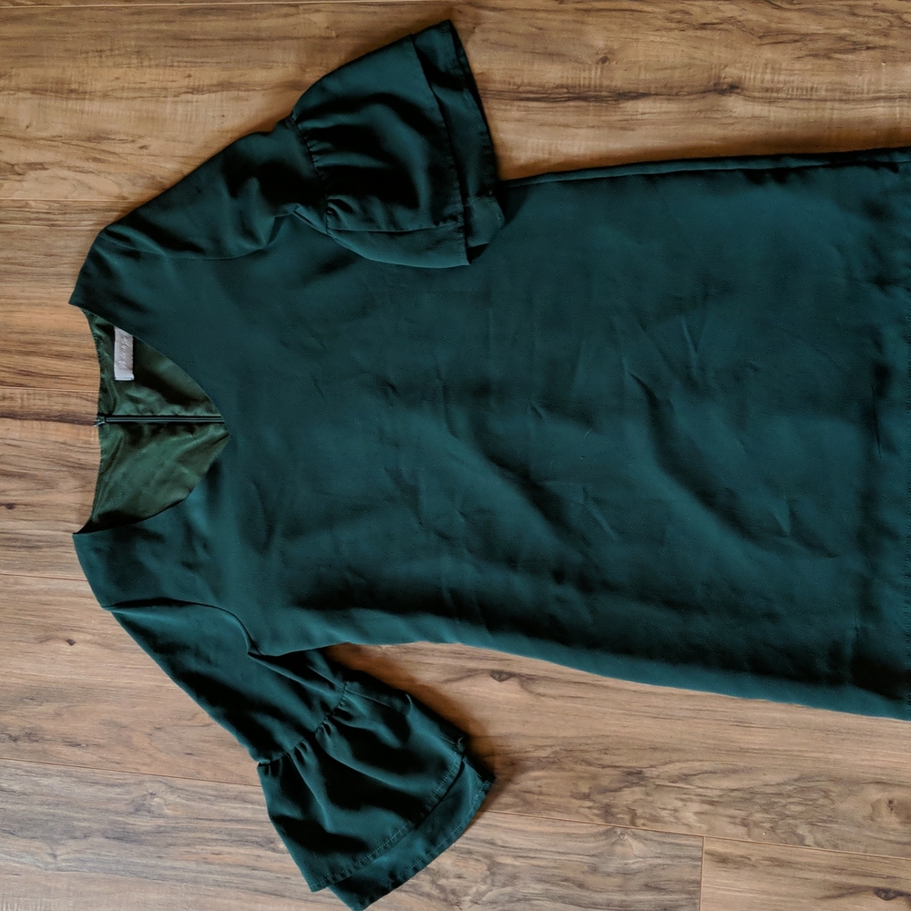Small Emerald Green Mini Dress